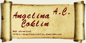 Angelina Coklin vizit kartica